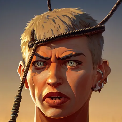 Image similar to face icon stylized minimalist mad max beyond thunderdome, loftis, cory behance hd by jesper ejsing, by rhads, makoto shinkai and lois van baarle, ilya kuvshinov, rossdraws global illumination