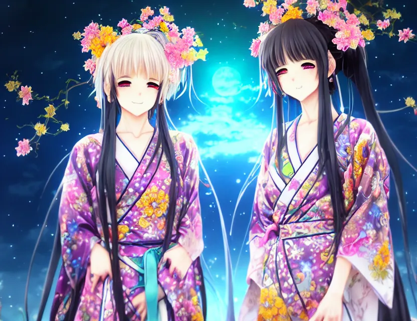 2+ Thousand Cute Anime Girl Kimono Royalty-Free Images, Stock