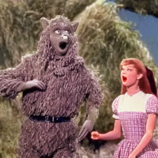 Image similar to film still of taylor swift as dorothy, the wizard of oz ( 1 9 9 0 ), directed by david lynch