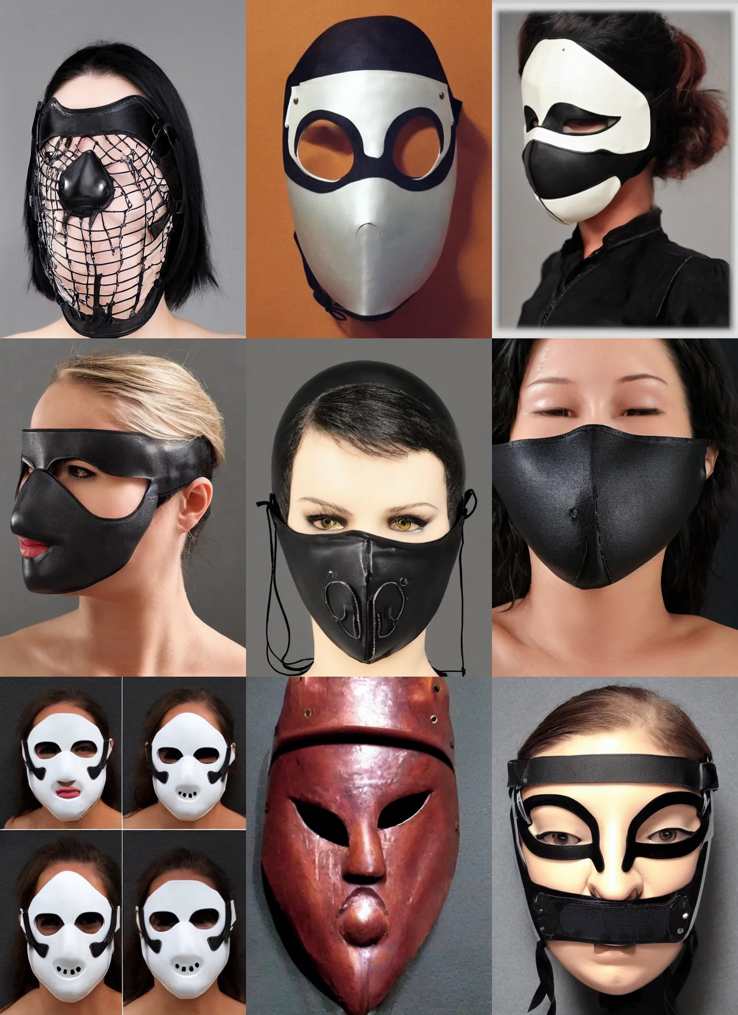 Prompt: bdsm mask