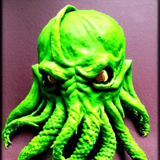 Prompt: cthulhu made from hops