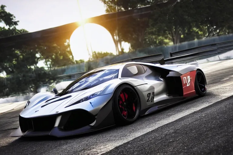 Image similar to photo wallpaper sport car gran turismo 7 forza horizon need for speed fast and furious 5 unreal engine supercar hypercar game concept car octane render, 4 khd 2 0 2 2 3 d cgi rtx style chrome reflexion global illumination ray tracing hdr arstation pixar and disney unreal