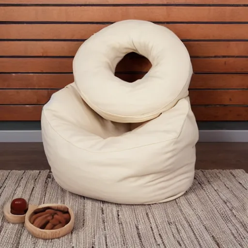 Image similar to creamy donut bean bag