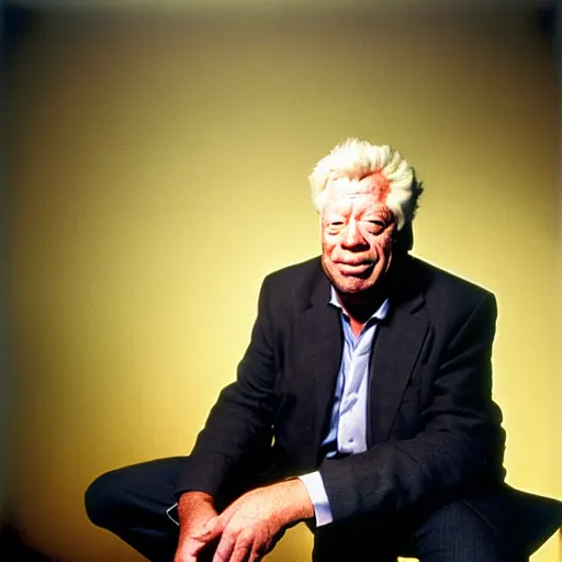 Prompt: uhd photorealisitc candid photo of kent brockman. photo by annie leibowitz and steve mccurry