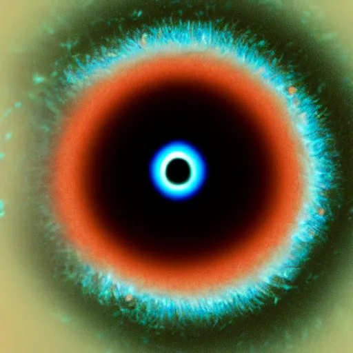 Image similar to Human eye as blackhole of the universe