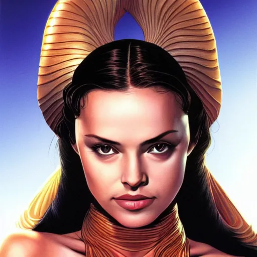 Image similar to padme by Joe Jusko