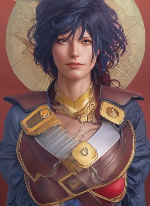 Image similar to ultra realistic illustration, gretta thornburg as captain planet anime, intricate, elegant, highly detailed, digital painting, artstation, concept art, smooth, sharp focus, illustration, art by artgerm and greg rutkowski and alphonse mucha and wlop