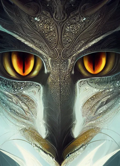 Image similar to symmetry!! close up shot of cat eyes, fantasy, medieval wear, intricate, elegant, highly detailed, digital painting, artstation, concept art, smooth, sharp focus, illustration, art by artgerm and greg rutkowski