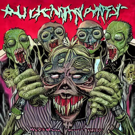 Image similar to punkrock mutant mugwump album cover art