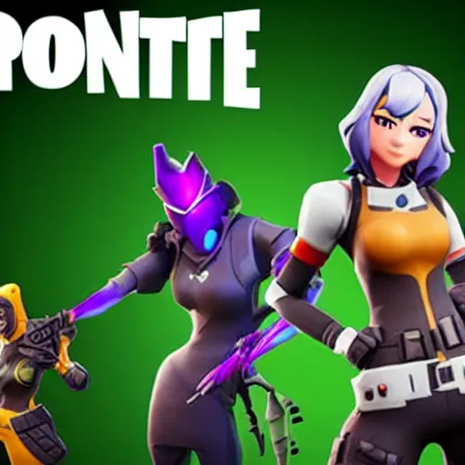 Image similar to fortnite but in the anime style