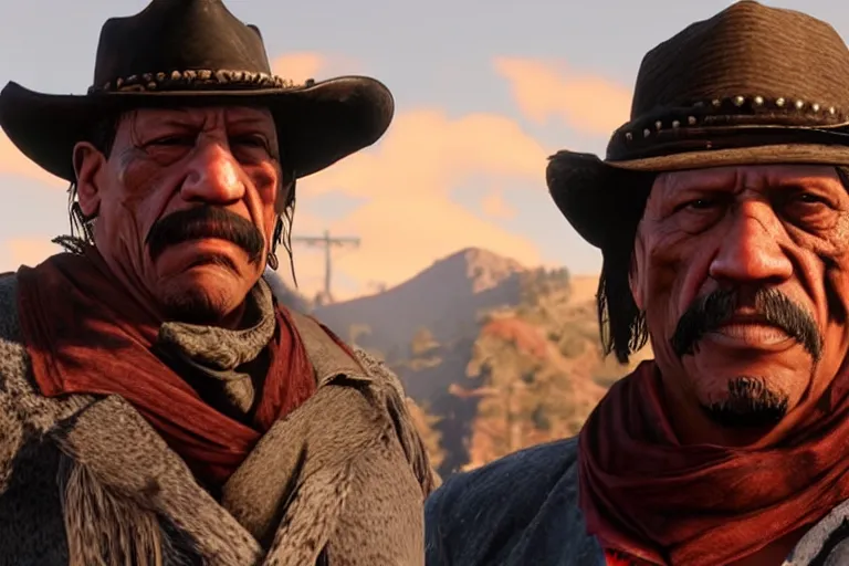 Image similar to danny trejo in red dead redemption 2