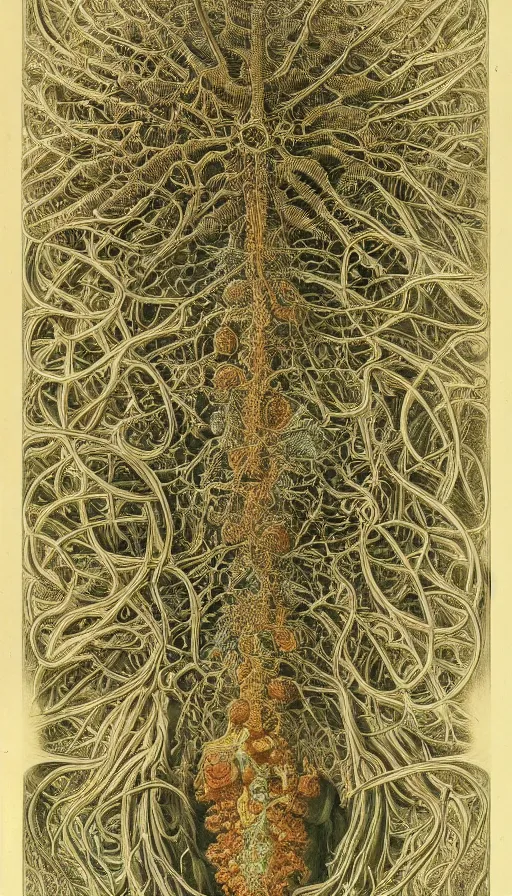 Image similar to The end of an organism, by Ernst Haeckel