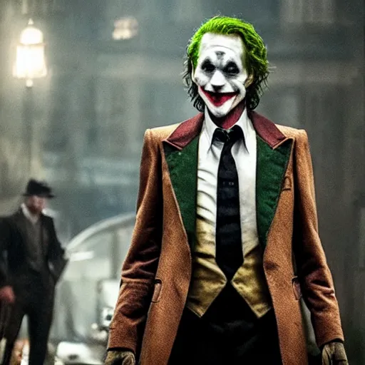 Image similar to still of doge as Joker in new joker film