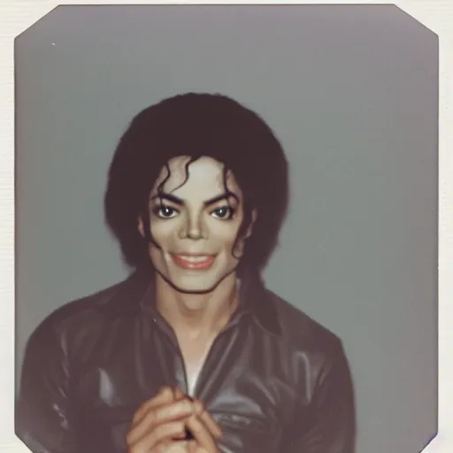 Image similar to polaroid photo of michael jackson in vietnam