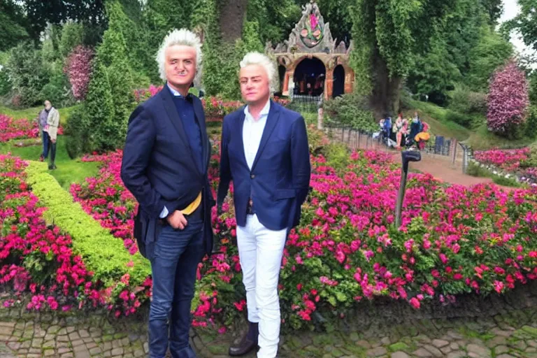 Prompt: geert wilders at the efteling