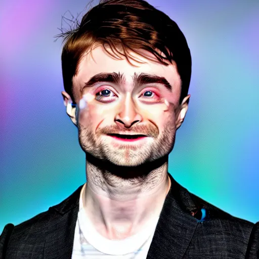 Prompt: daniel radcliffe is a radish, 8 k, trending