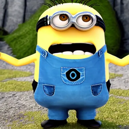 Image similar to Biblically accurate Minion