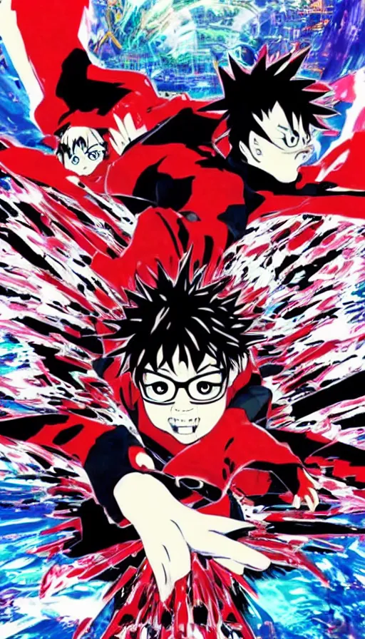 Image similar to rage, by hideaki anno