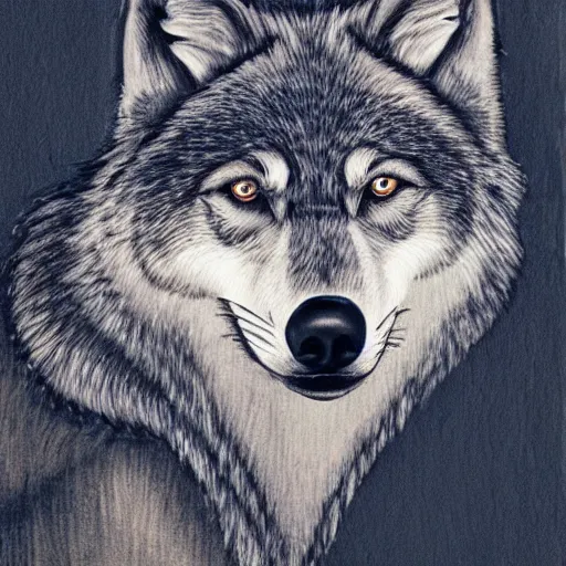 Image similar to portrait of the wolf detective