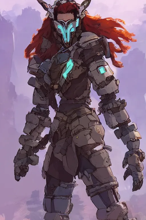 Image similar to combination suit armor aloy horizon forbidden west horizon zero dawn robot ninja mask helmet backpack tribal, art gta 5 comics, official fanart behance hd artstation by jesper ejsing, by rhads, makoto shinkai and lois van baarle, ilya kuvshinov, ossdraws