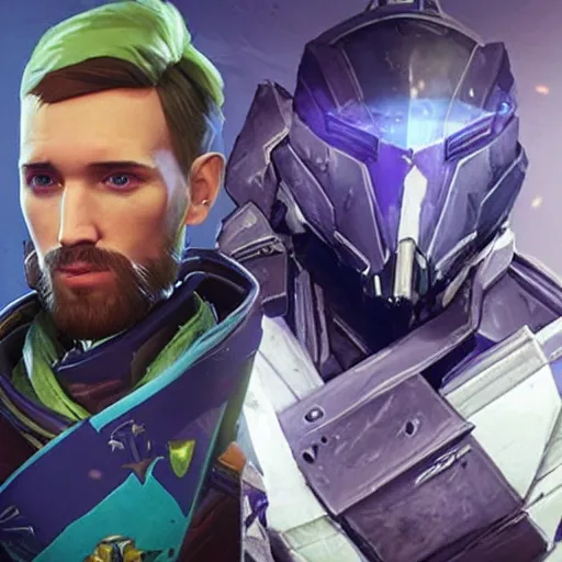 Image similar to twitch streamer Destiny