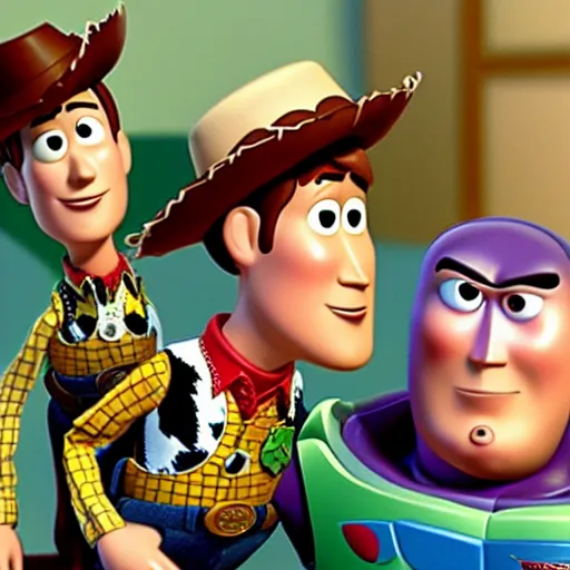 Image similar to john lennon in toy story 3 ( 2 0 1 0 ), pixar, animated,