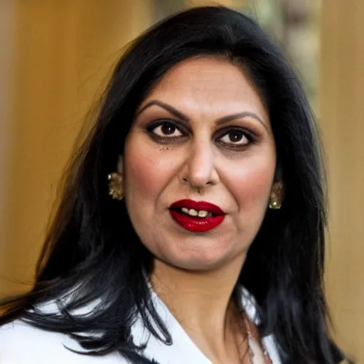 Prompt: Priti Patel as a vampire