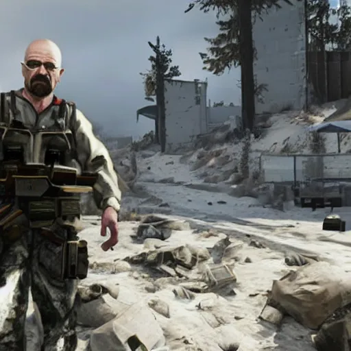 Image similar to Walter White in Call of Duty:Warzone