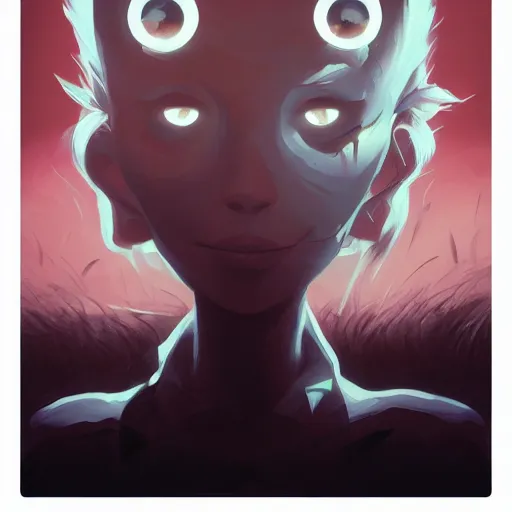 Image similar to face icon stylized minimalist scary stories to tell in the dark, loftis, cory behance hd by jesper ejsing, by rhads, makoto shinkai and lois van baarle, ilya kuvshinov, rossdraws global illumination