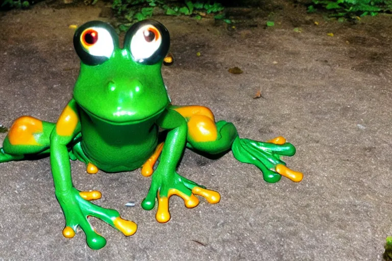 Image similar to frog man