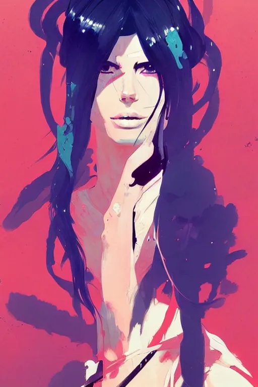 Image similar to an ultradetailed beautiful painting of a stylish woman fighter, by conrad roset, greg rutkowski and makoto shinkai, featured on artstation