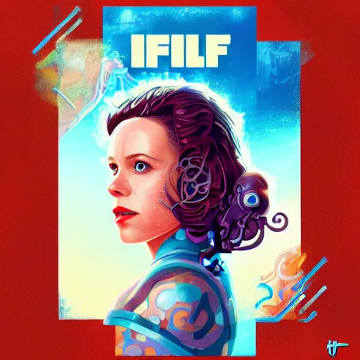 Prompt: Lofi BioPunk portrait rachel mcadams with a octopus Pixar style by Tristan Eaton Stanley Artgerm and Tom Bagshaw