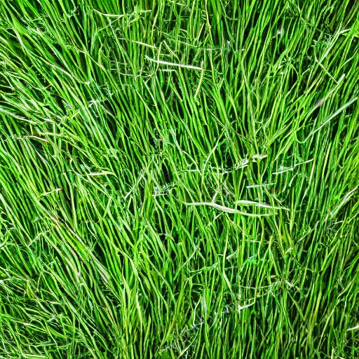 Prompt: grass texture closeup from above, extreme details, sharp, 8k