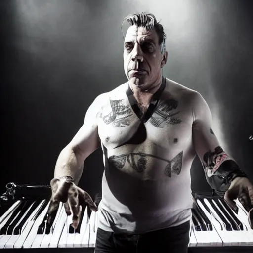 Prompt: Till Lindemann, studio ghilbi