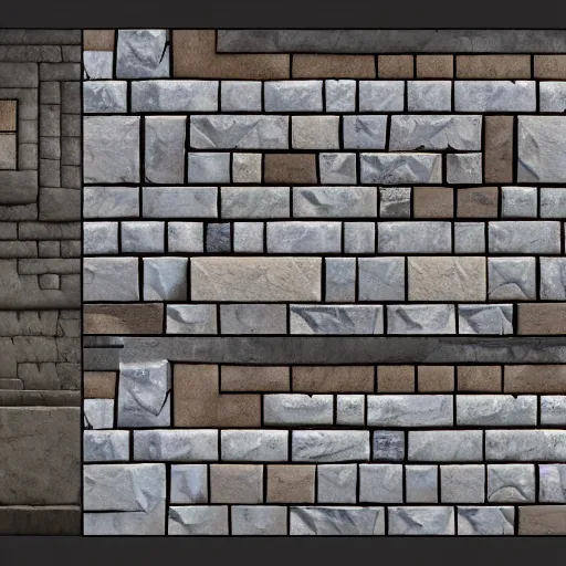 Prompt: stone tile cladding stylized texture, in the style of blizzard entertainment and world of warcraft by michael vicente, unreal engine, 8 k