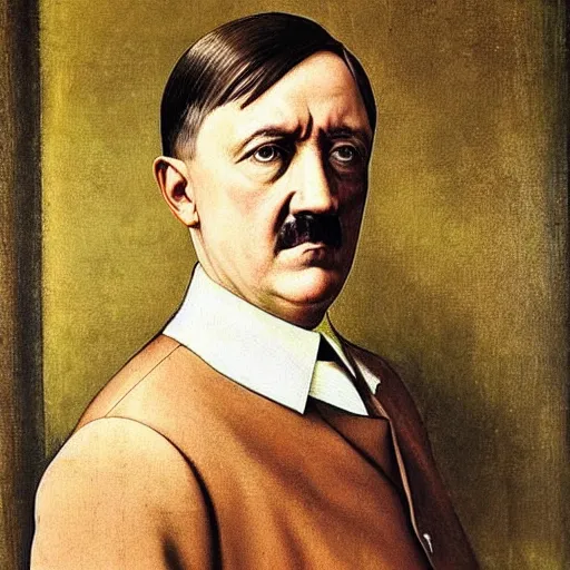 ‘Portrait of Adolf Hitler in womens clothes, | Stable Diffusion