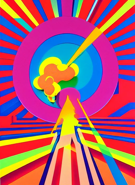 Prompt: cartoon explosion by shusei nagaoka, kaws, david rudnick, airbrush on canvas, pastell colours, cell shaded!!!, 8 k