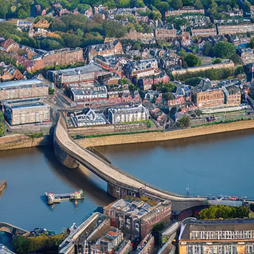 Prompt: bristol city aerial photograph award winning