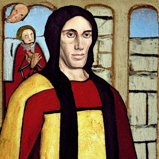 Prompt: jerma, medieval painting