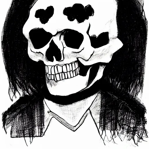 Image similar to noel fielding skull