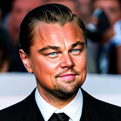 Image similar to leonardo dicaprio made of capicola