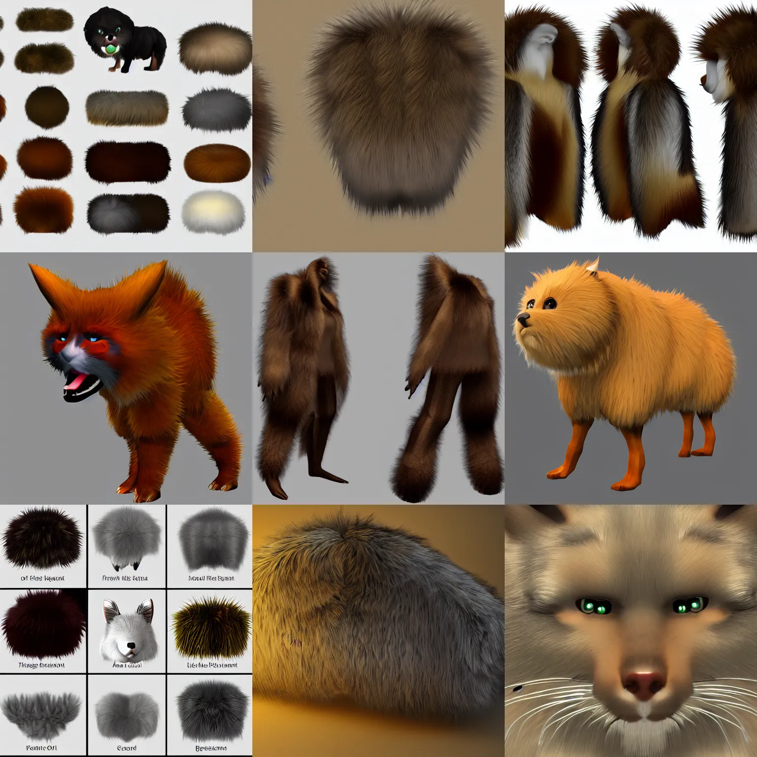 Prompt: fur texture unity asset store