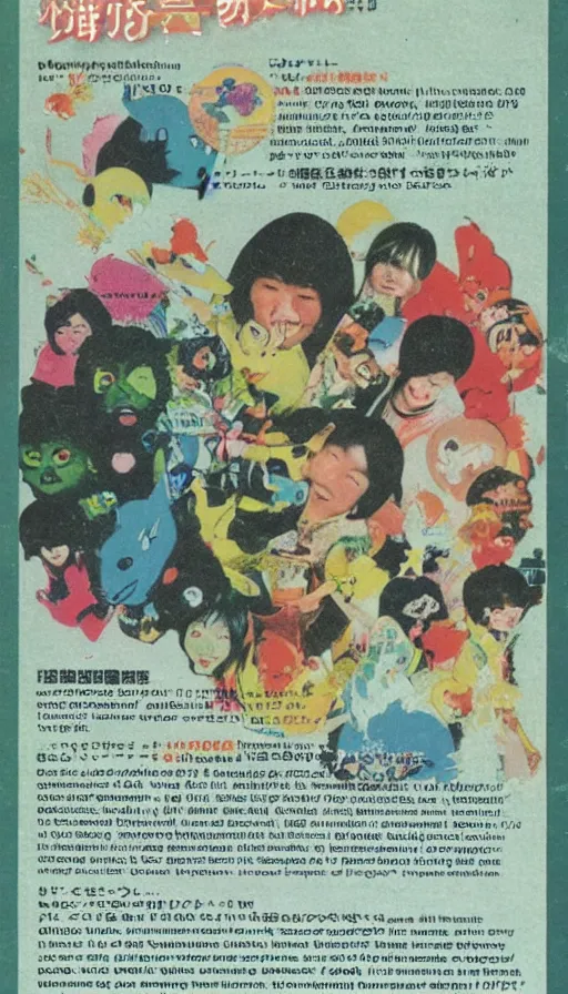 Image similar to 1980 Japanese creative culture magazine advertisement for a show called future eco communities
