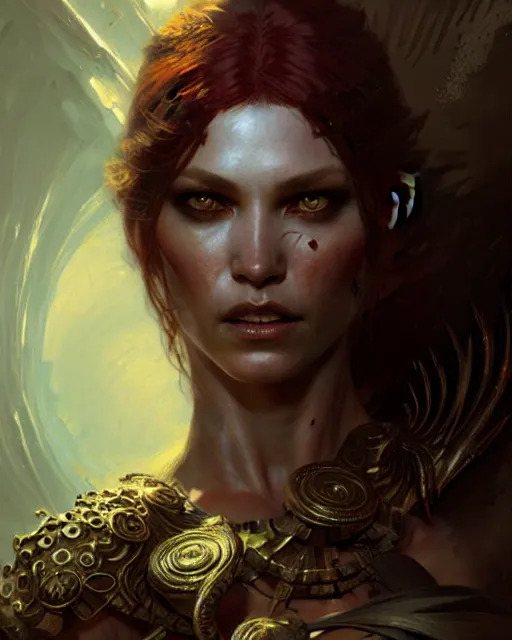 Image similar to fierce lilith, fantasy character portrait, ultra realistic, concept art, intricate details, highly detailed by greg rutkowski, gaston bussiere, craig mullins, simon bisley