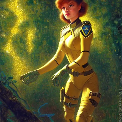 Image similar to a female snake in starfleet uniform at night in a dark forest. zootopia fursona furaffinity scaly art detailed face painting by gaston bussiere craig mullins jc leyendecker gustav klimt artgerm greg rutkowski furry