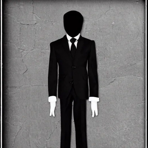 Prompt: mister jack as slenderman