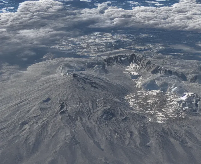 Image similar to 4 k hd, high detail photograph of kilimanjaro, shot with sigma f / 4. 2, 2 5 0 mm sharp lens, wide shot, consistent, isometric view, volumetric lighting, high level texture render