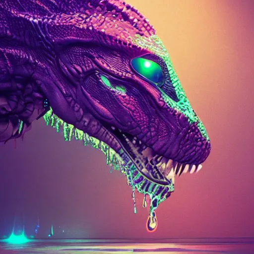 Realistic T-Rex Chrome Dino Game dinosaur jumping over a cactus - AI  Generated Artwork - NightCafe Creator