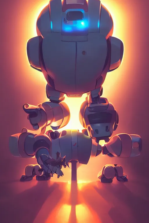 Image similar to metabots medabots medarotto medarot robot minimalist comics, behance hd by jesper ejsing, by rhads, makoto shinkai and lois van baarle, ilya kuvshinov, rossdraws global illumination ray tracing hdr radiating a glowing aura