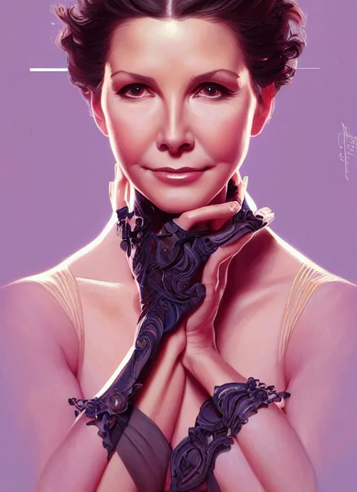 Prompt: portrait of olivia newton john, fullbody, intricate, elegant, highly detailed, my rendition, digital painting, artstation, concept art, smooth, sharp focus, art by artgerm and greg rutkowski and alphonse mucha and uang guangjian and gil elvgren and sachin teng, symmetry!!